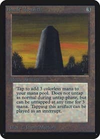 Basalt Monolith - Alpha Edition - Magic: The Gathering card