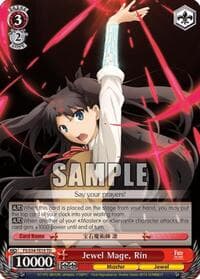 Jewel Mage, Rin - Fate/stay night [Unlimited Blade Works] - Weiss Schwarz card