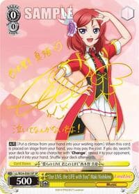 "Our LIVE, the LIFE with You" Maki Nishikino (SP) - Love Live! - Weiss Schwarz card