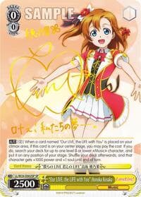 "Our LIVE, the LIFE with You" Honoka Kosaka (SP) - Love Live! - Weiss Schwarz card