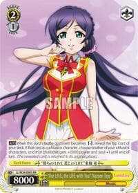 "Our LIVE, the LIFE with You" Nozomi Tojo - Love Live! - Weiss Schwarz card