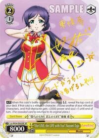 "Our LIVE, the LIFE with You" Nozomi Tojo (SP) - Love Live! - Weiss Schwarz card
