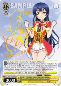 "Our LIVE, the LIFE with You" Umi Sonoda (SP) - Love Live! - Weiss Schwarz card