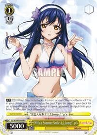 "With a Summer Smile 1,2,Jump!" u's (D) - Love Live! - Weiss Schwarz card