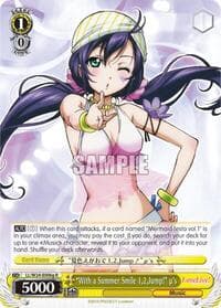 "With a Summer Smile 1,2,Jump!" u's (G) - Love Live! - Weiss Schwarz card