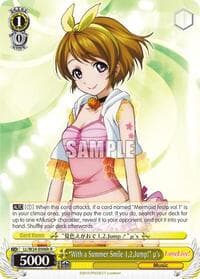 "With a Summer Smile 1,2,Jump!" u's (H) - Love Live! - Weiss Schwarz card