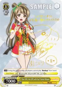 "Our LIVE, the LIFE with You" Kotori Minami (SP) - Love Live! - Weiss Schwarz card