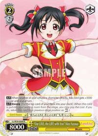 "Our LIVE, the LIFE with You" Nico Yazawa - Love Live! - Weiss Schwarz card