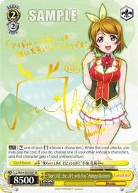 "Our LIVE, the LIFE with You" Hanayo Koizumi (SP) - Love Live! - Weiss Schwarz card