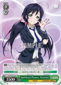 Spiritual Power, Nozomi (SR) - Love Live! - Weiss Schwarz card