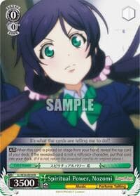 Spiritual Power, Nozomi - Love Live! - Weiss Schwarz card
