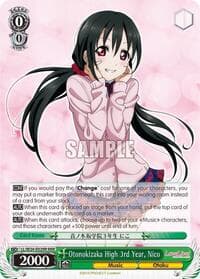 Otonokizaka High 3rd Year, Nico (RRR) - Love Live! - Weiss Schwarz card