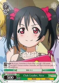 Club Leader, Nico - Love Live! - Weiss Schwarz card