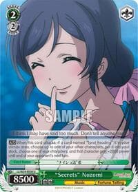 "Secrets" Nozomi - Love Live! - Weiss Schwarz card