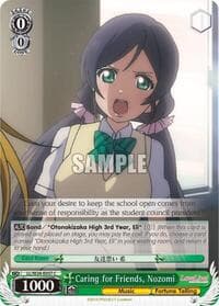 Caring for Friends, Nozomi - Love Live! - Weiss Schwarz card