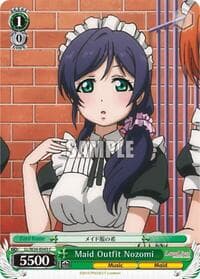 Maid Outfit Nozomi - Love Live! - Weiss Schwarz card