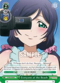 Everyone at the Beach - Love Live! - Weiss Schwarz card