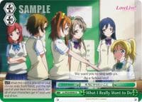 What I Really Want to Do - Love Live! - Weiss Schwarz card