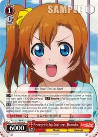 Energetic by Nature, Honoka - Love Live! - Weiss Schwarz card