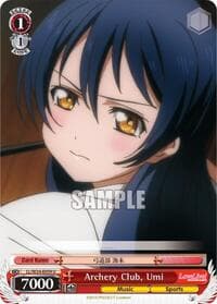 Archery Club, Umi - Love Live! - Weiss Schwarz card
