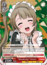 "Minalinsky" Kotori - Love Live! - Weiss Schwarz card