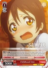 Childhood Umi - Love Live! - Weiss Schwarz card
