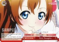 First Thoughts - Love Live! - Weiss Schwarz card