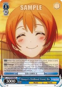 Hanayo's Childhood Friend, Rin - Love Live! - Weiss Schwarz card