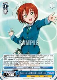 Hanayo's Childhood Friend, Rin (SR) - Love Live! - Weiss Schwarz card