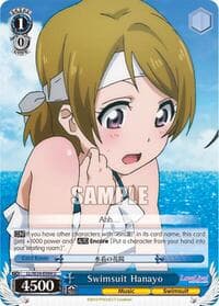 Swimsuit Hanayo - Love Live! - Weiss Schwarz card