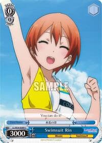 Swimsuit Rin - Love Live! - Weiss Schwarz card