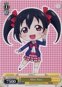 Mini Nico - Love Live! - Weiss Schwarz card