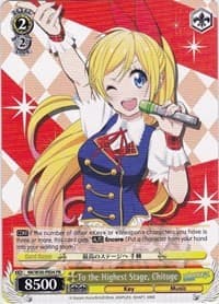To the Highest Stage, Chitoge - NISEKOI -False Love- - Weiss Schwarz card