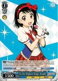 To the Highest Stage, Kosaki - NISEKOI -False Love- - Weiss Schwarz card