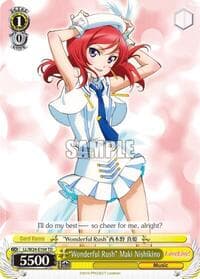"Wonderful Rush" Maki Nishikino - Love Live! - Weiss Schwarz card