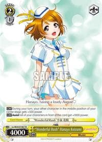 "Wonderful Rush" Hanayo Koizumi - Love Live! - Weiss Schwarz card