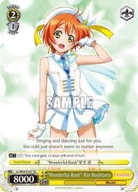 "Wonderful Rush" Rin Hoshizora - Love Live! - Weiss Schwarz card