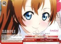 First Thoughts (TD) - Love Live! - Weiss Schwarz card