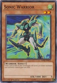 Sonic Warrior - Structure Deck: Synchron Extreme - YuGiOh card