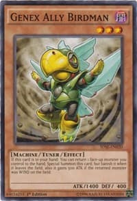 Genex Ally Birdman - Structure Deck: Synchron Extreme - YuGiOh card