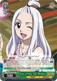 Draw of Fairy Tail, Mirajane - Fairy Tail ver.E - Weiss Schwarz card
