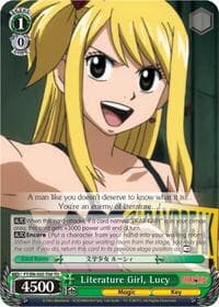 Literature Girl, Lucy - Fairy Tail ver.E - Weiss Schwarz card