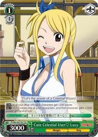 Cute Celestial User? Lucy - Fairy Tail ver.E - Weiss Schwarz card