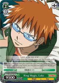 Ring Magic, Loke - Fairy Tail ver.E - Weiss Schwarz card