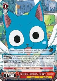 Natsu's Partner, Happy - Fairy Tail ver.E - Weiss Schwarz card