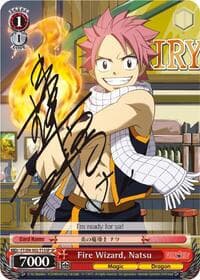 Fire Wizard, Natsu (SP) - Fairy Tail ver.E - Weiss Schwarz card