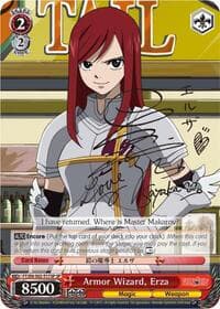 Armor Wizard, Erza (SP) - Fairy Tail ver.E - Weiss Schwarz card
