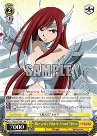 "Heaven's Wheel Armor" Erza - Fairy Tail ver.E - Weiss Schwarz card