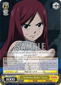 "Infinity Robe" Erza - Fairy Tail ver.E - Weiss Schwarz card