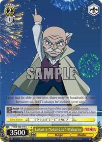 Laxus's "Grandpa" Makarov - Fairy Tail ver.E - Weiss Schwarz card